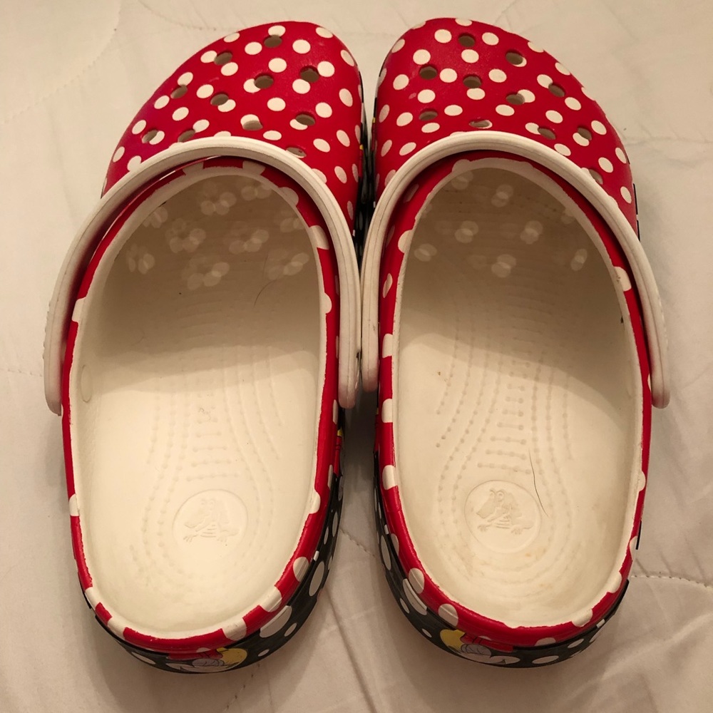 Disney Crocs for women! Size 8! Minnie Mouse!